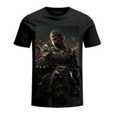 Vaporwave Oversized shirt – Black Myth Wukong Printed Oversized Short Sleeved Top Men Y2