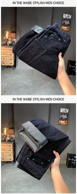 men denim streetwear fashion brand hip hop loose casual wide leg cargo harem jeans pant cityboy y2k baggy jeans trousers unique cargo style 1901