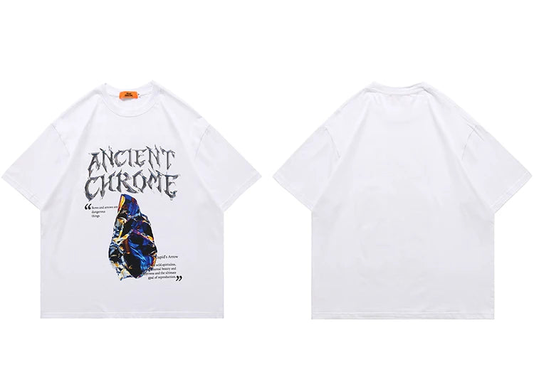 Gothic Oversized shirt – 2023 Men Hip Hop Streetwear T Shirt Harajuku Letter Graphic