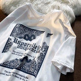 Glitchcore Graphic tee – Hong Kong Style Pure Cotton Short Sleeved T Shirt Mens Summe