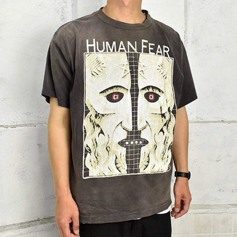 Grunge Graphic tee – New Hotselling Vintage Retro High Street Style 90S Loose Cas