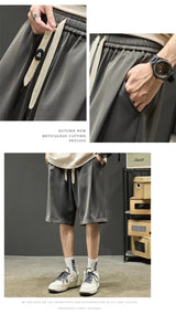 summer mens baggy casual shorts 2024 new y2k streetwear sweat short pants male sports fitness breathable basketball bermuda unique shorts style 3473