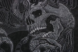 Men Hip Hop Hoodie Streetwear Vintage Skeleton Skull Devil Print Distr