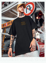 Skatercore Barcode glitch – Summer Men Hip Hop Bear T Shirt 2025 Cartoon Casual Short Sl