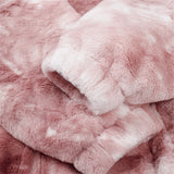 Abcvan Snaki 2023 New High Quality Tie Dyed Rabbit Hair Cotton Coat Men's and Women's Coat