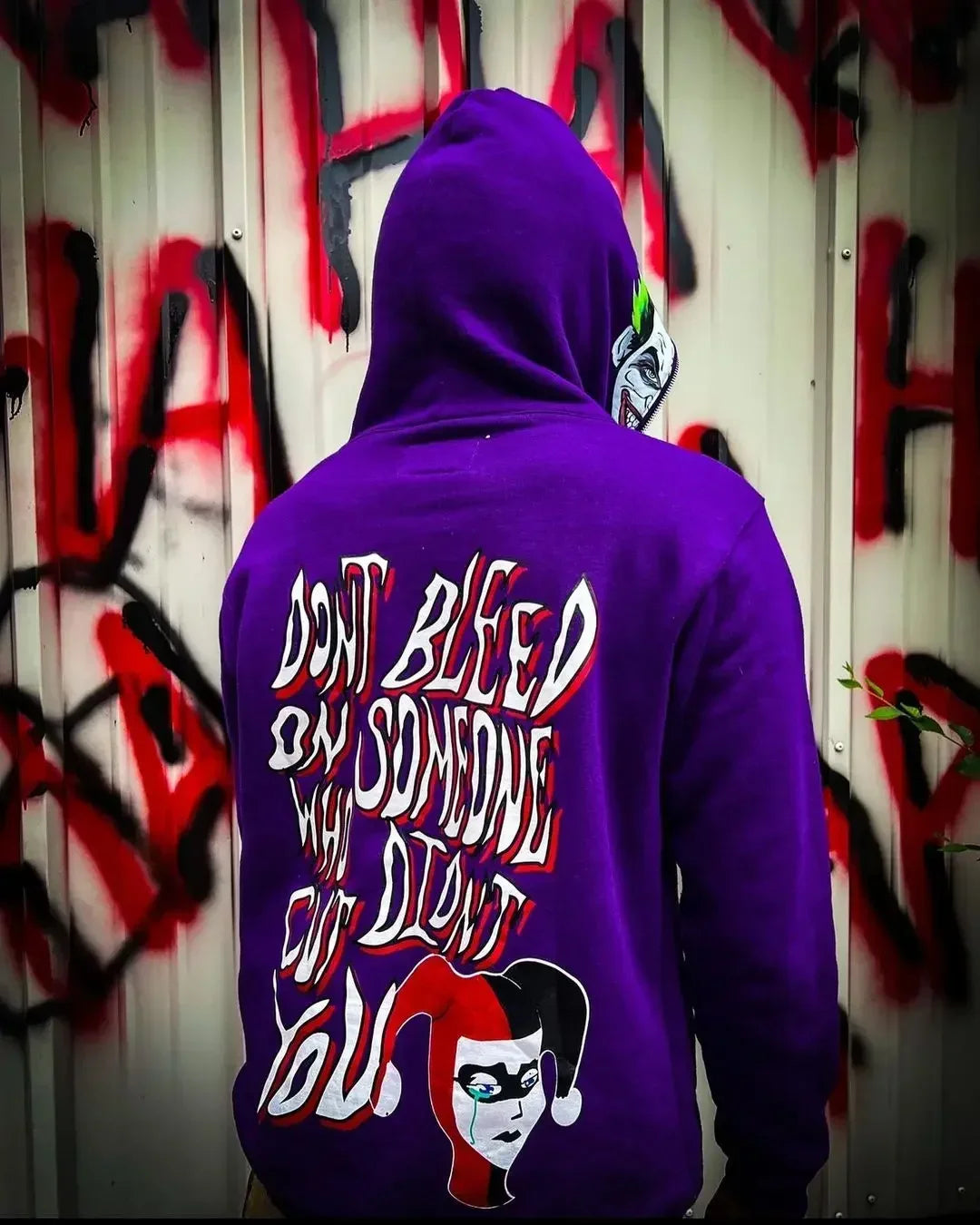 Harajuku Tracksuit Men Clown Print Hoodies Sweatshirt Clothes Men Clothes