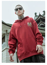 Japanese Streetwear Graphic Print Mens Hoodies Harajuku Fashion Fleece
