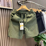 Korean fashion Cargo Shorts Men's Summer Fashion Brand Loose Japan fashion Casual Straight Wide-Leg American Sports Shorts