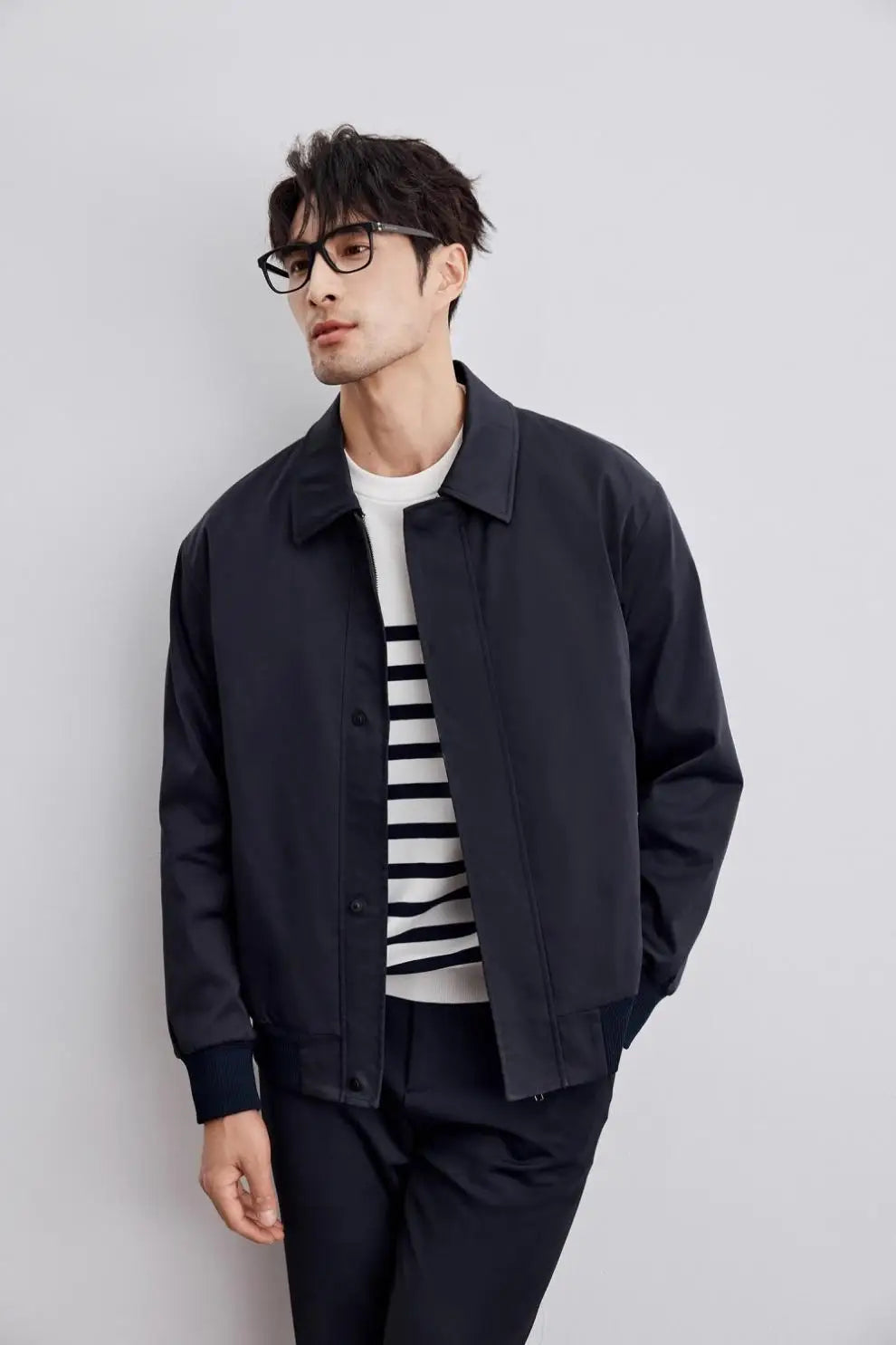 leather varsity coat, fall winter style, men's streetwear fashion, oversized urban jacket, high quality cold-weather coat