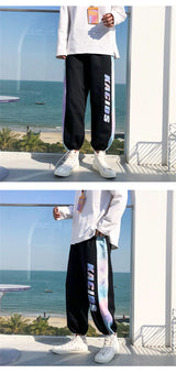 2025 new mens stripe tie dyesweatpants male casual jogger trousers hip hop korean streetwear drawstring pantalones hombre unique joggers style 3495