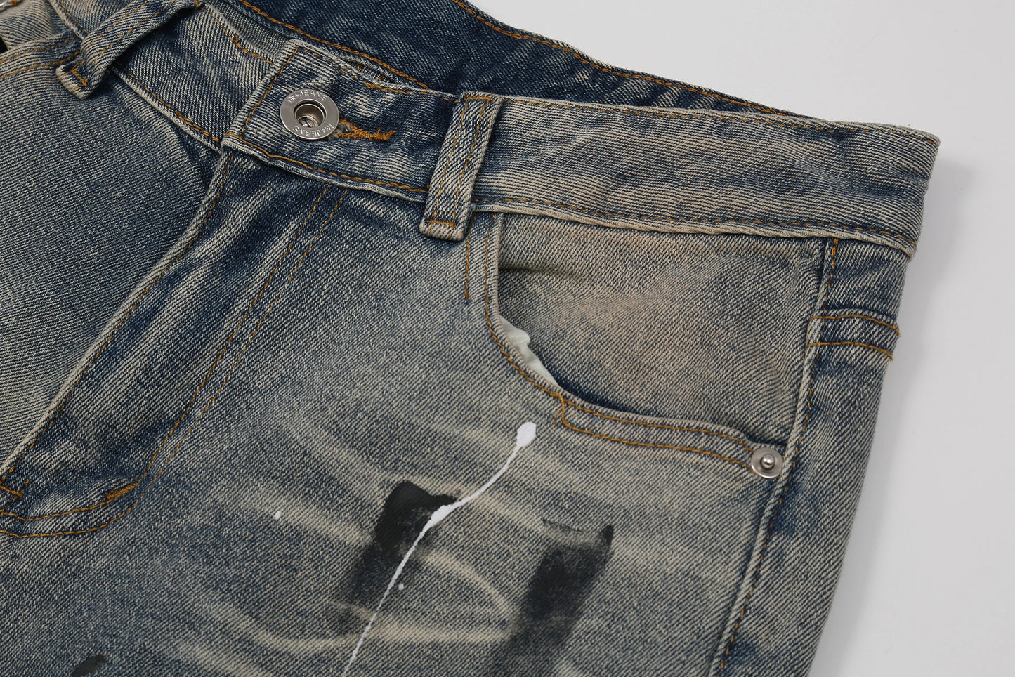 bottom zipper destroyed jeans skinny jeans ripped slim men biker jeans fashion graffiti printed streetwear hip hop pants joggers unique joggers style 660