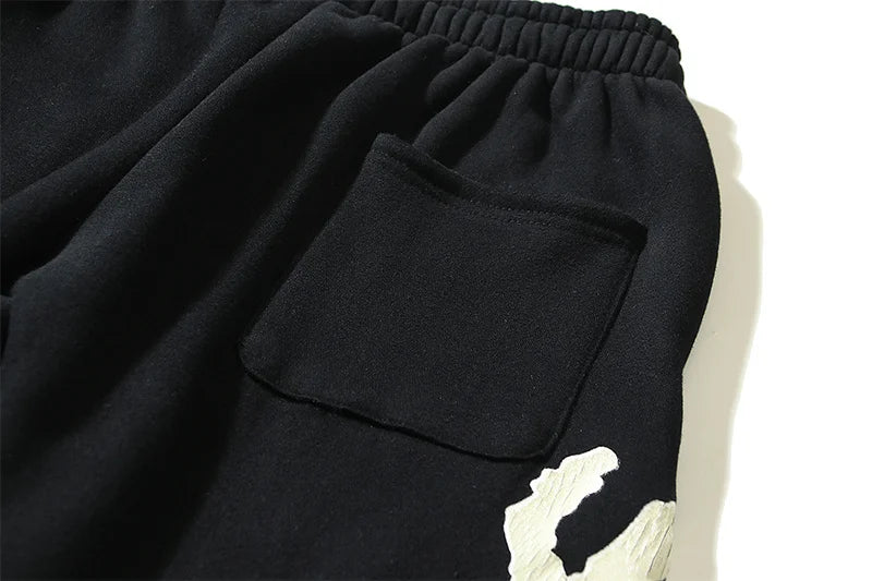 kapital bone elephant print mens american retro sports pants unique default style 4805