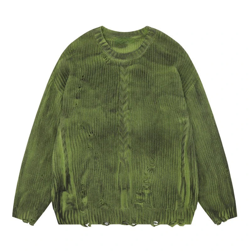 grunge oversized flame jumper built for warmth and edge, essential for winter street style, men’s streetwear clothing piece f
