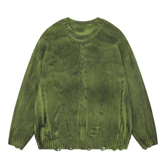 grunge oversized flame jumper built for warmth and edge, essential for winter street style, men’s streetwear clothing piece f