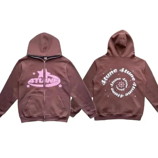 Y2K Autumn Winter Female Hoodie Letter Long Sleeve Sweatshirts Gothic