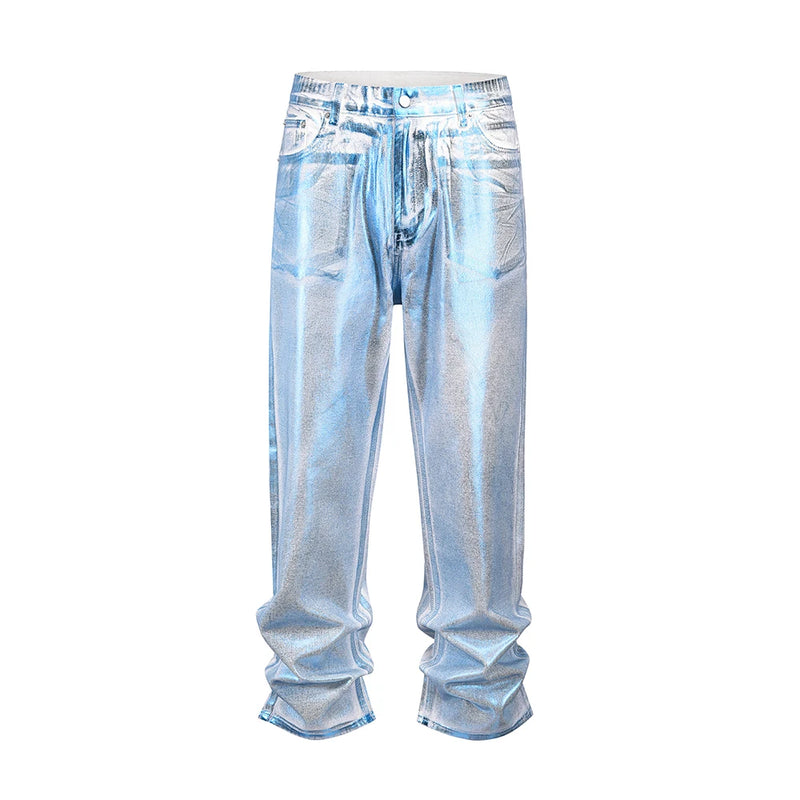 harajuku men women baggy jeans pants solid color washed loose casual denim trousers oversized high street loose cargos combat utility trousers