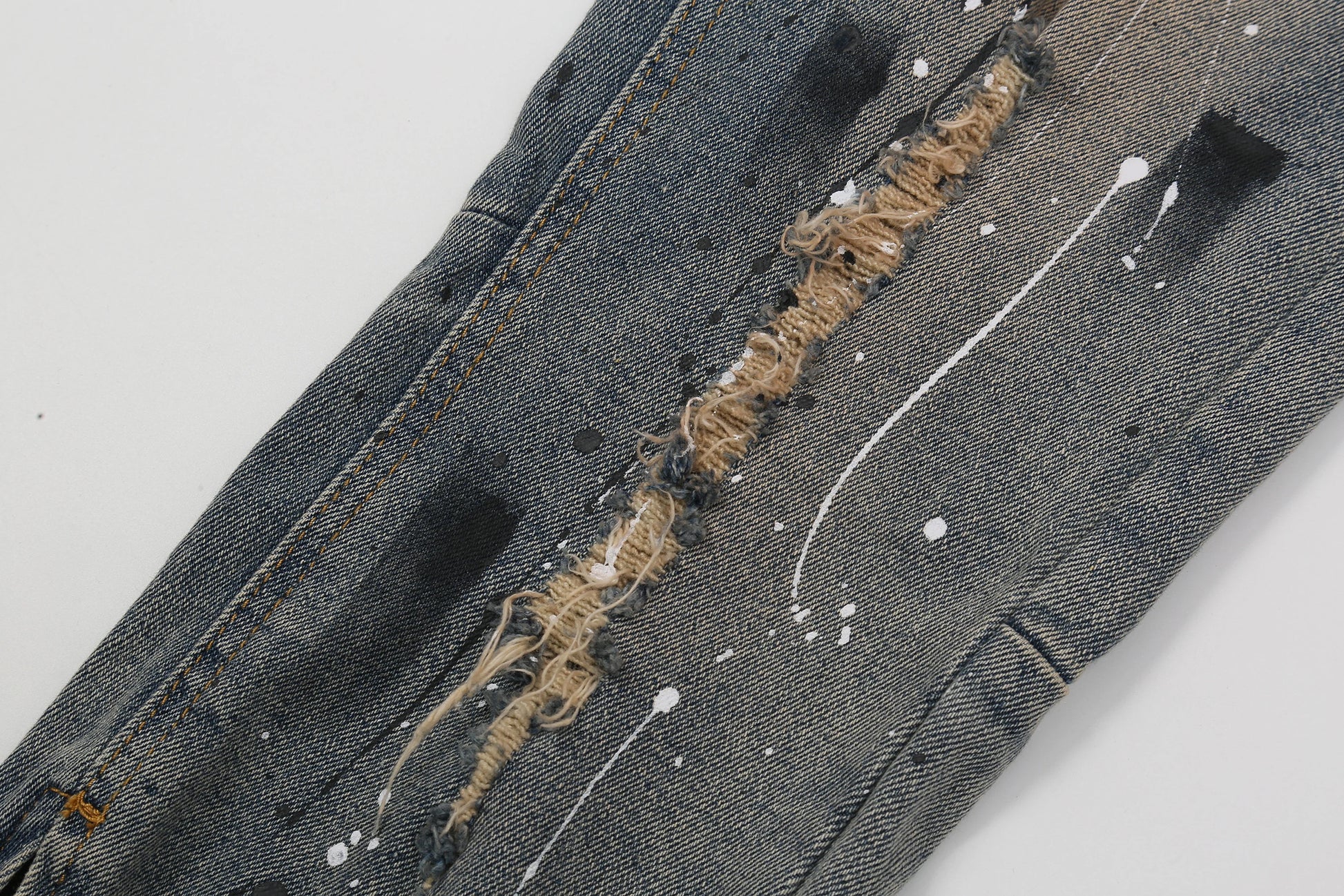 bottom zipper destroyed jeans skinny jeans ripped slim men biker jeans fashion graffiti printed streetwear hip hop pants joggers unique joggers style 661