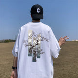 Harajuku Vintage anime – Chinese Style Graphic Short Sleeve T Shirts Mens Fashion