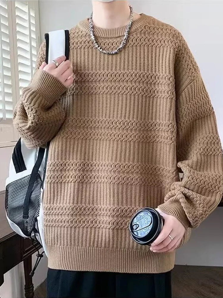 retro street knitwear, high-street look, trendy streetwear apparel for men and women