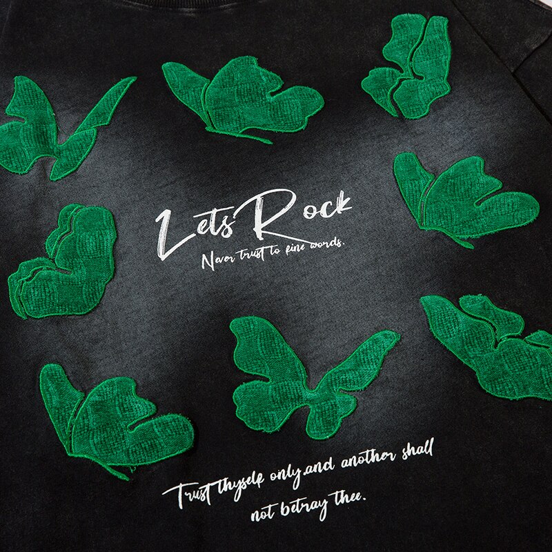 "Green Leaf" Unisex Men Women Streetwear Graphic Sweatshirt Daulet Apparel