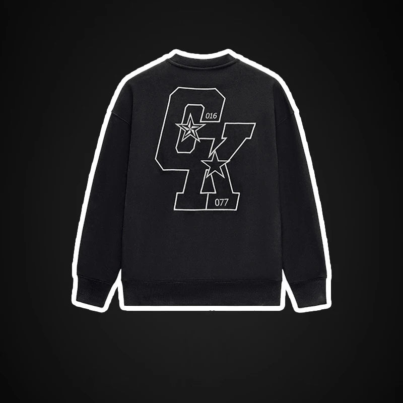 Harajuku crying character featuring rainbowtouches long shirts mens high street vintage hoodies casual superior quality printed black hip hop autumn men clothing