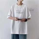 Anime Vintage print – Korean Creative Design Fashion Printed Short Sleeved T Shirt