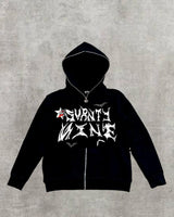 Y2K Womens Mens Hoodies Clothing Long Sleeve Pullover Zip Sweatshirt S