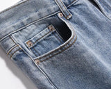 fashion loose streetwear denim jeans new casual wide legs straight jean pants hip hop tassel joggers baggy jeans men clothing unique joggers style 429