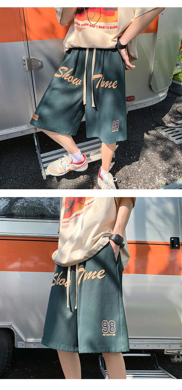 fashion basketball men shorts sports running gym pants summer casual man pants korean fashion mens clothing daily sweatpants unique joggers style 4285
