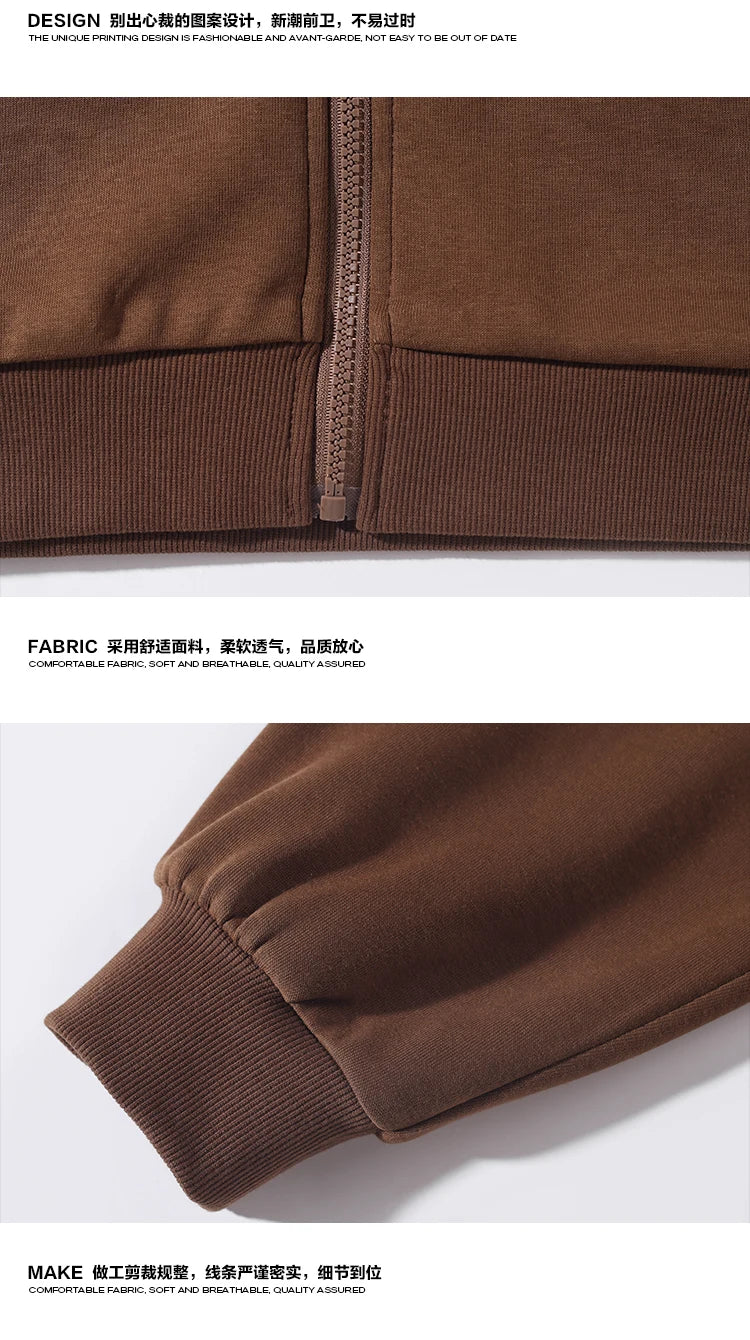 Spring Autumn New Mens Hoodies Embroidered Patterns Loose Fashion Kore