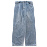 hi street blue jeans men loose wide leg denim pants vintage harajuku streetwear jeans trousers for male unique jeans style 1166