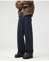classic primary color jeans mens loose casual straight cleanfit fashion denim jeans pants man streetwear jeans trousers unique jeans style 1966