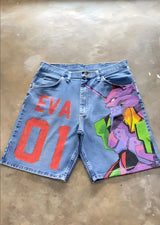 popular y2k baggy jeans vintage wide leg denim pants popular anime sweatpants harajuku streetwear couples trouser men clothing unique joggers style 3057