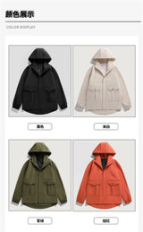 Leather Panel Streetwear Jacket Daily Fit Staple