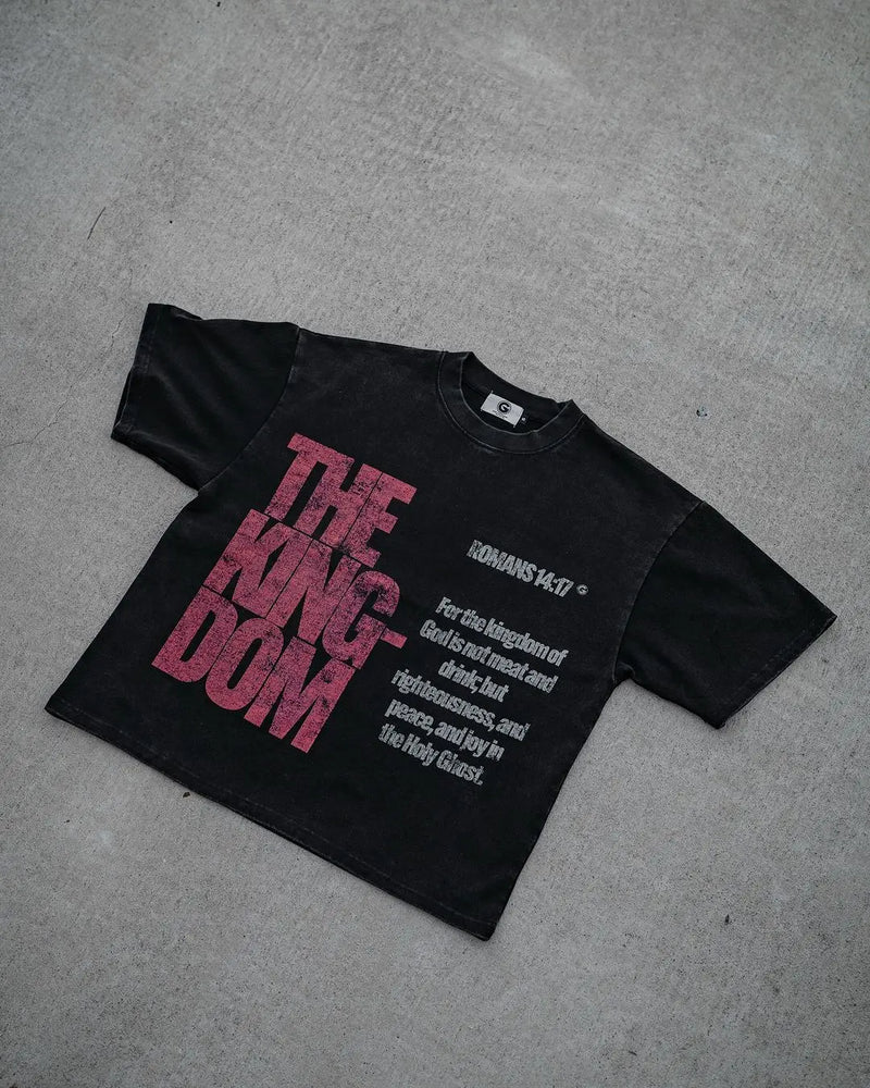Glitchcore Vintage print – Harajuku Oversized T Shirt New Brother Fashion Pattern Lette