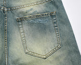 ripped hole washed baggy pantalones hombre jeans pants mens streetwear vintage frayed ropa y2k casual denim trousers oversized unique jeans style 1320