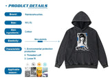 rainbowtouches washed hoodie men high street fashion blinds box hoodie trend hip hop unisex essentials superior quality clothing trendy hip hop style outerwear, urban wear with bold artwork, high quality cotton pullover