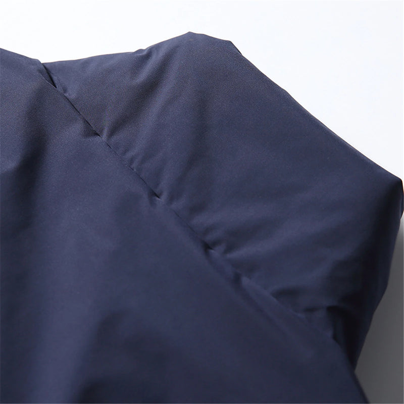 2023 Winter Hip Hop Thick Jacket Parka Men Color Patchwork Padded Jacket Coat Warm Streetwear Harajuku Jackets Men Clothing