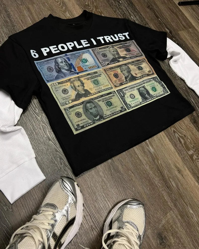 Anime Aesthetic print tee – Street Harajuku Vintage Clothing Printed Patchwork Long Slee
