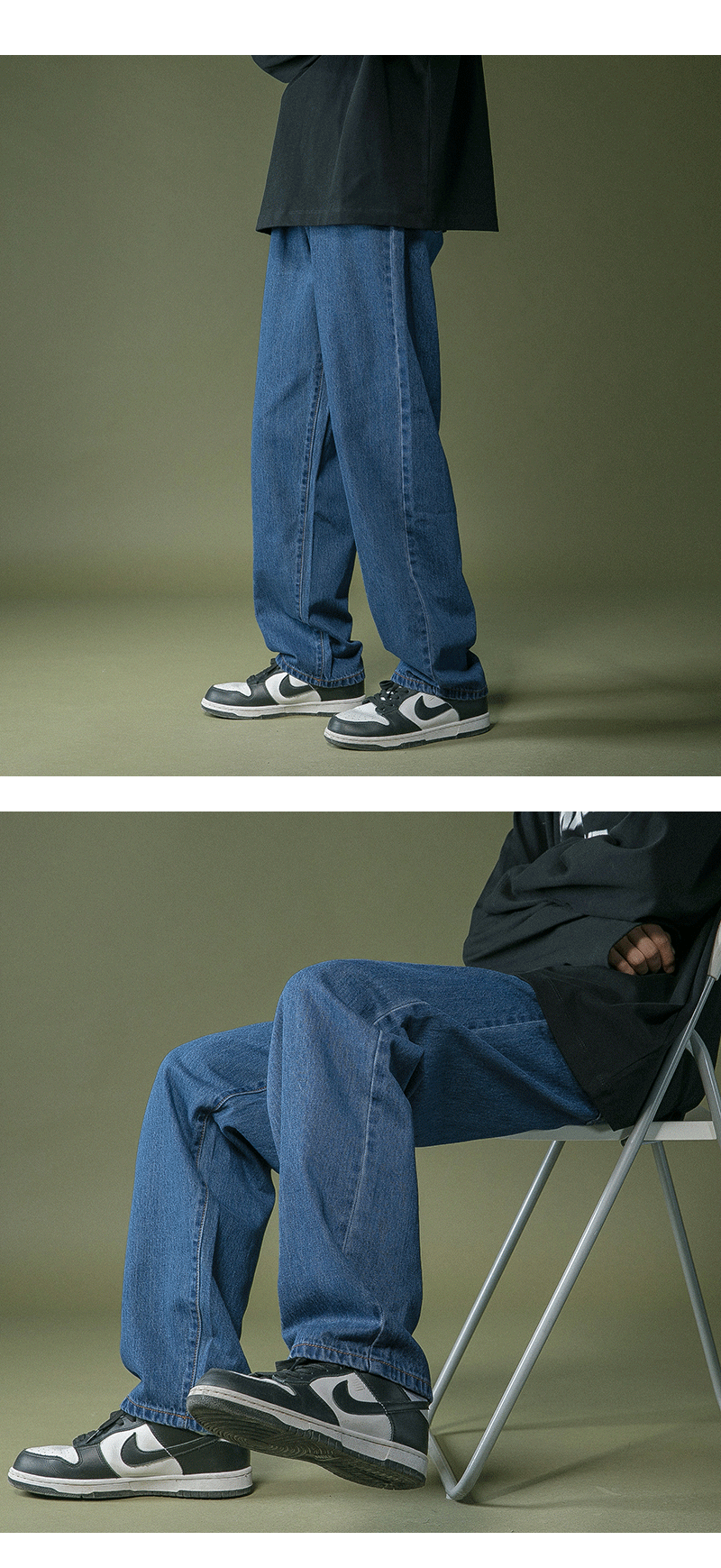 lappster men black baggy jeans streetwear 2023 harajuku casual straight pants male loose streetwear white graphic denim pants unique jeans style 2585