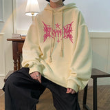 American Goth Printed Mens Pullover Hoodies Hip Hop Fashion Oversized
