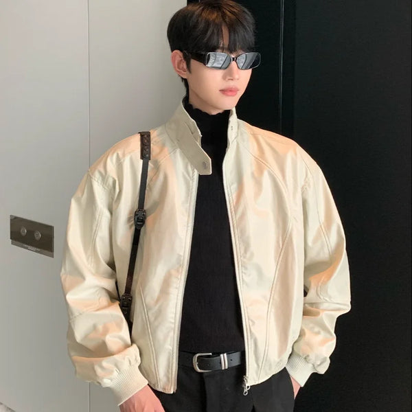 checkered varsity coat, layered streetwear look, trendy