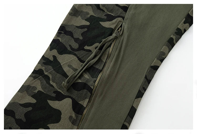 men patchwork camouflage cargo pants streetwear side pockets harajuku joggers unisex hip hop baggy loose straight flare trousers unique joggers style 2853