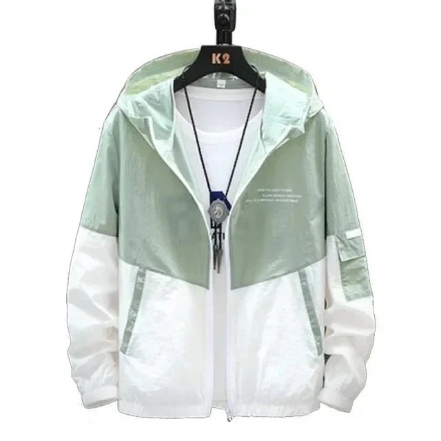 American Men Women Sweatshirt Drawstring Spring High Street Functional