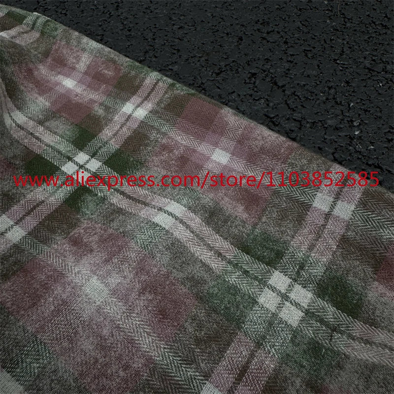 New 2024 Autumn Winter American Heavyweight Vintage Workwear Shirt Men's Coat Loose And Versatile Collar Tops Clothing Flannel