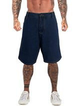 mens plus size denim jeans shorts casual high street straight jeans hip hop streetwear basic short joggers pants men clothing unique joggers style 4092
