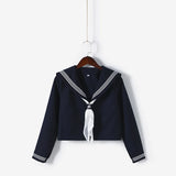 Navy Sailor Outfit Japanese Style School Uniform Skirt Girls JK Uniforms Student Sailor Dress Korean Student Seifuku COS Costume