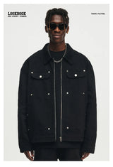 checkered bomber jacket, daily drip essential, men's streetwear fashion, oversized urban jacket, high quality cold-weather co