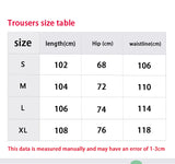 24ss vintage retro graffiti washed worn cotton high street long pants leggings unique default style 6188