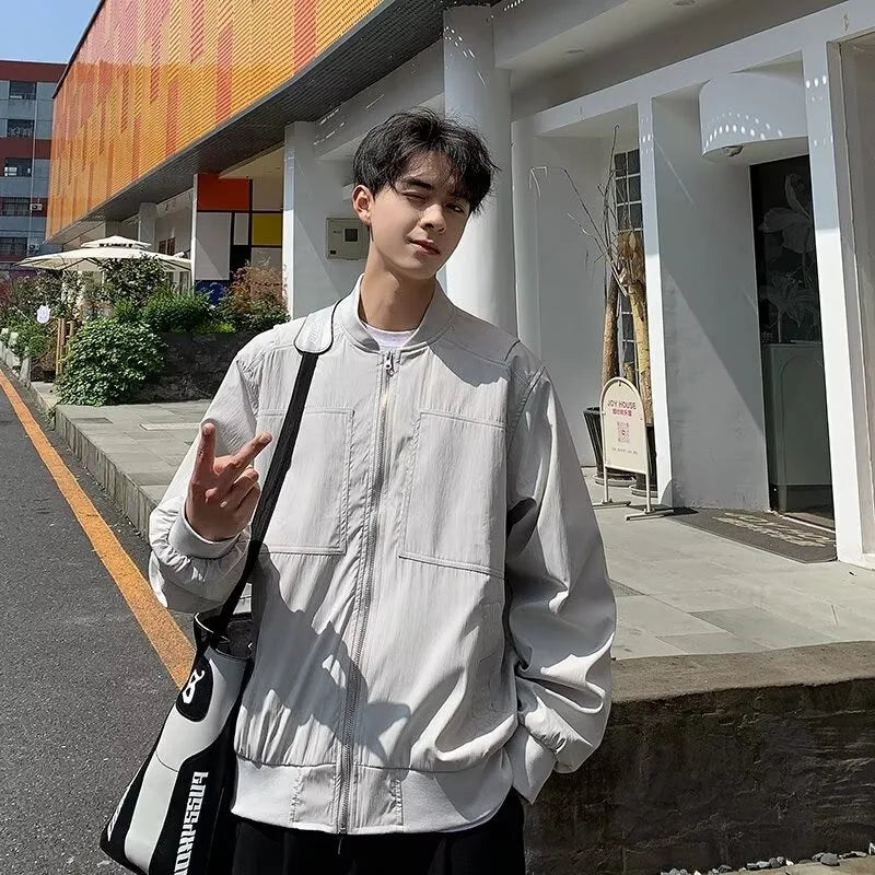 panelled street outerwear, high-street style, daily look